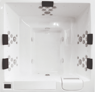 Spa 5 places Lena : Un design très contemporain aux lignes épurées